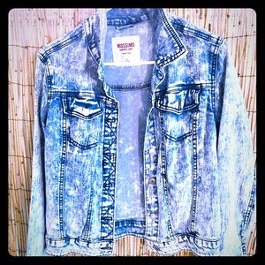 Acid wash jean jacket